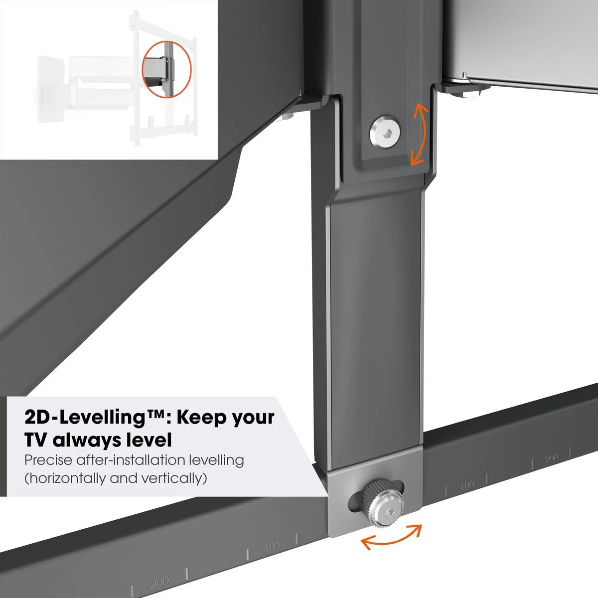 Vogels Elite TVM 5855 Full-Motion TV Wall Mount - Image 5