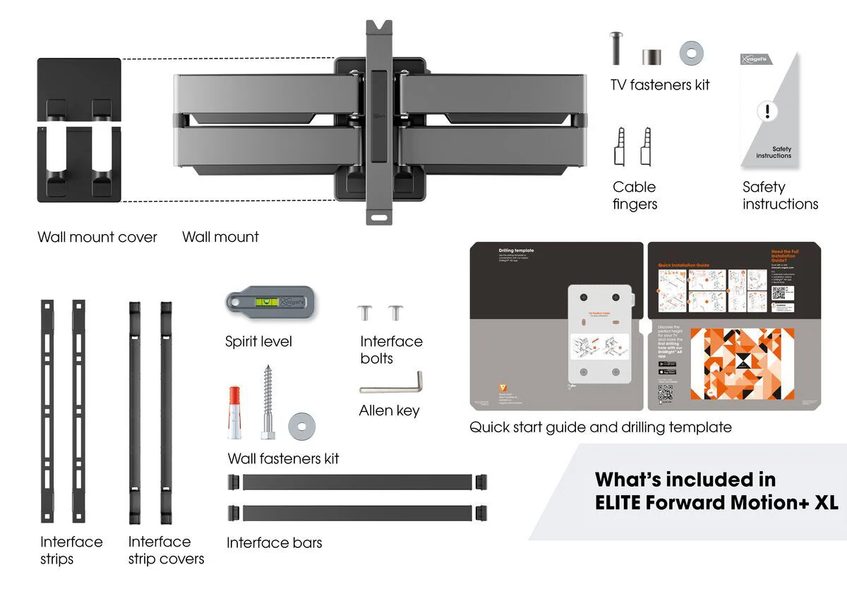Vogels Elite TVM 5855 Full-Motion TV Wall Mount - Image 8