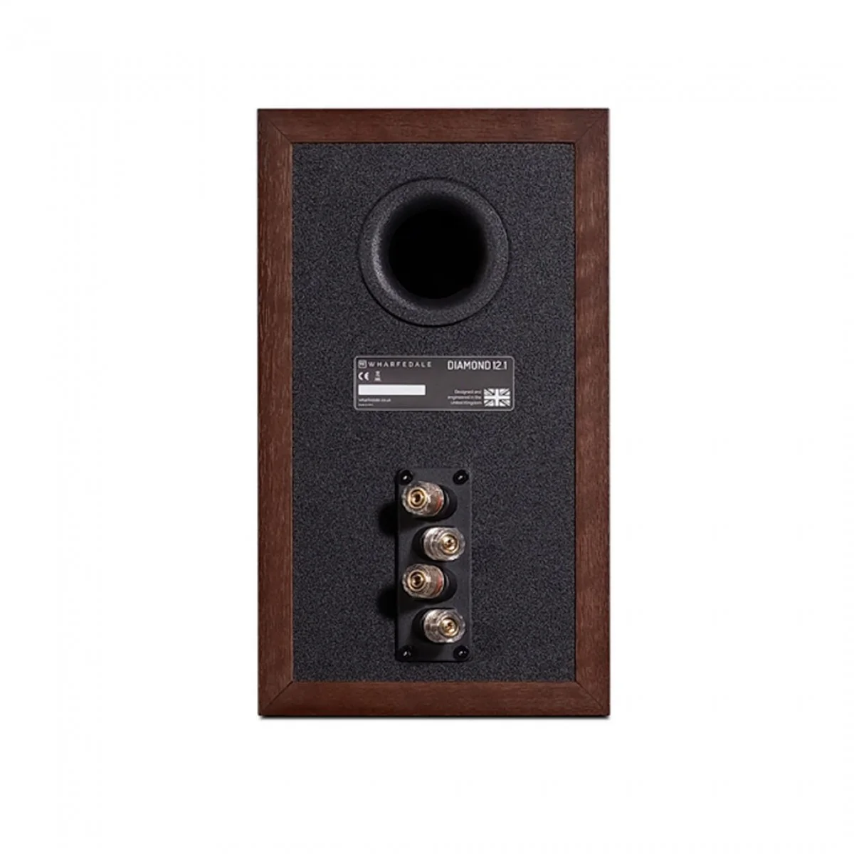 Wharfedale Diamond 12.1 Standmount Bookshelf speaker Compact 2 way (pair) Walnut Pearl - Image 4