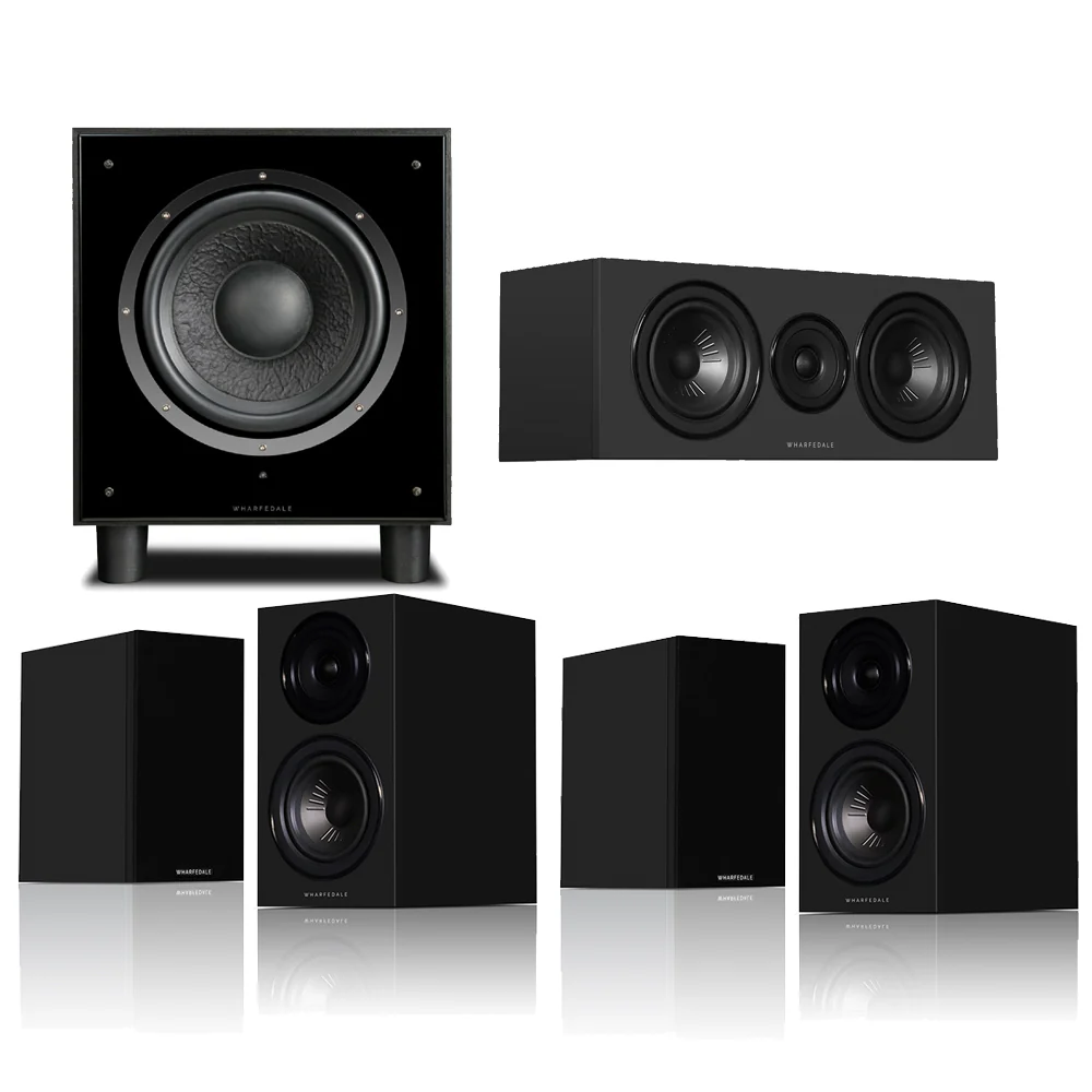 Wharfedale Diamond 12.1i HCP 5.1 Home Cinema Speaker Package - Black