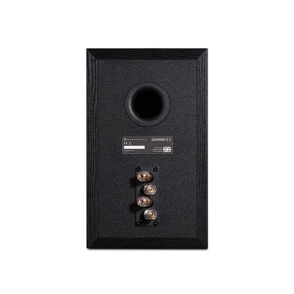 Wharfedale Diamond 12.2 Standmount Bookshelf speaker Compact 2 way (pair) Black Oak - Image 3