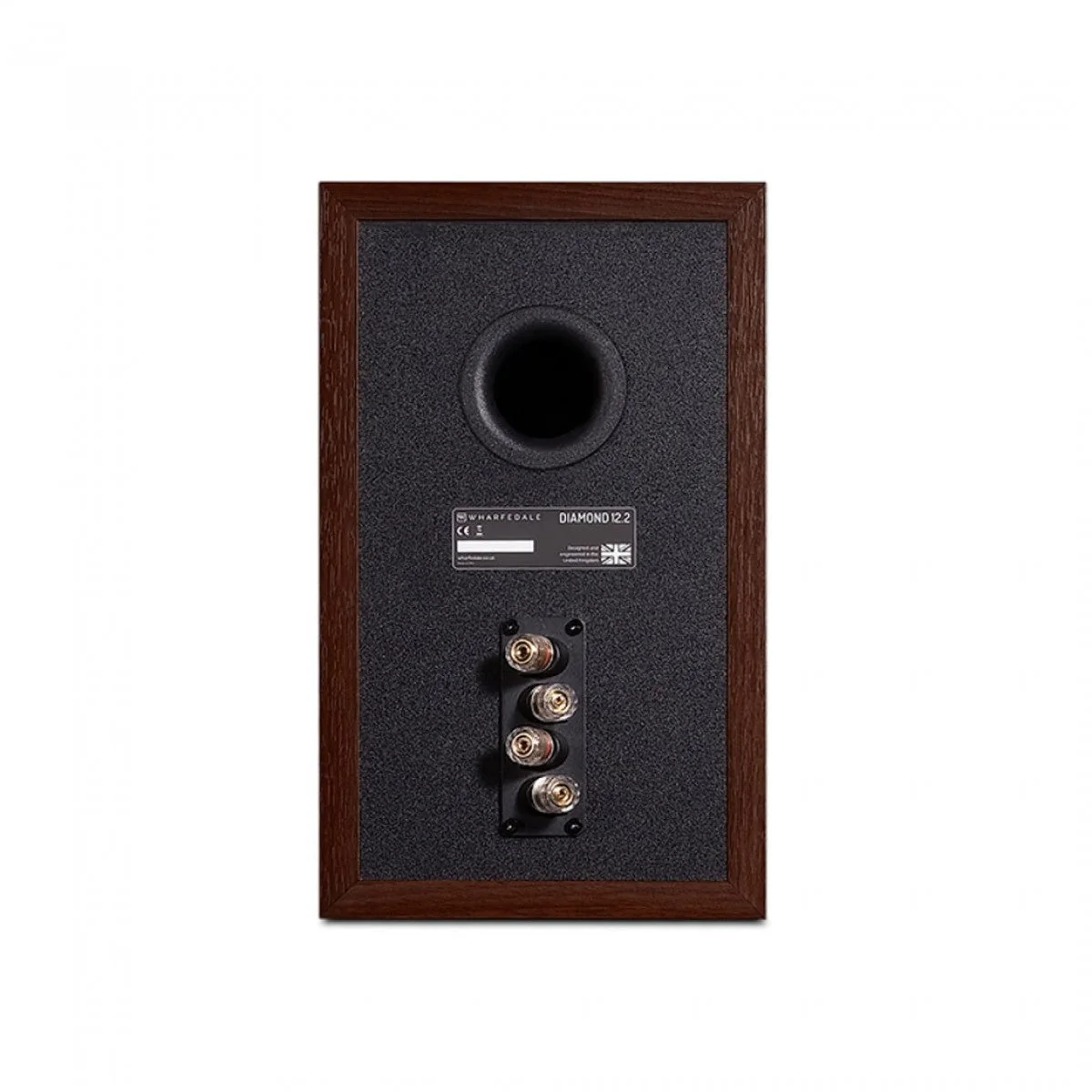 Wharfedale Diamond 12.2 Standmount Bookshelf speaker Compact 2 way (pair) Walnut Pearl - Image 4