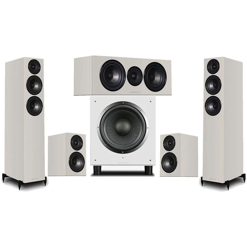 Wharfedale Diamond 12.3i HCP 5.1 Home Cinema Speaker Package - Grey