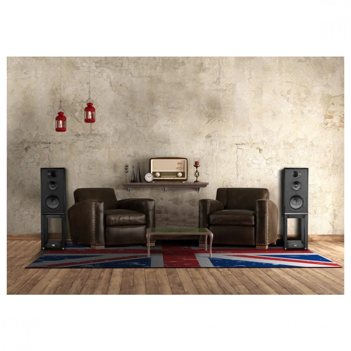 Wharfedale Linton Heritage Standmount Bookshelf Speakers Pair - Black Oak - Image 6
