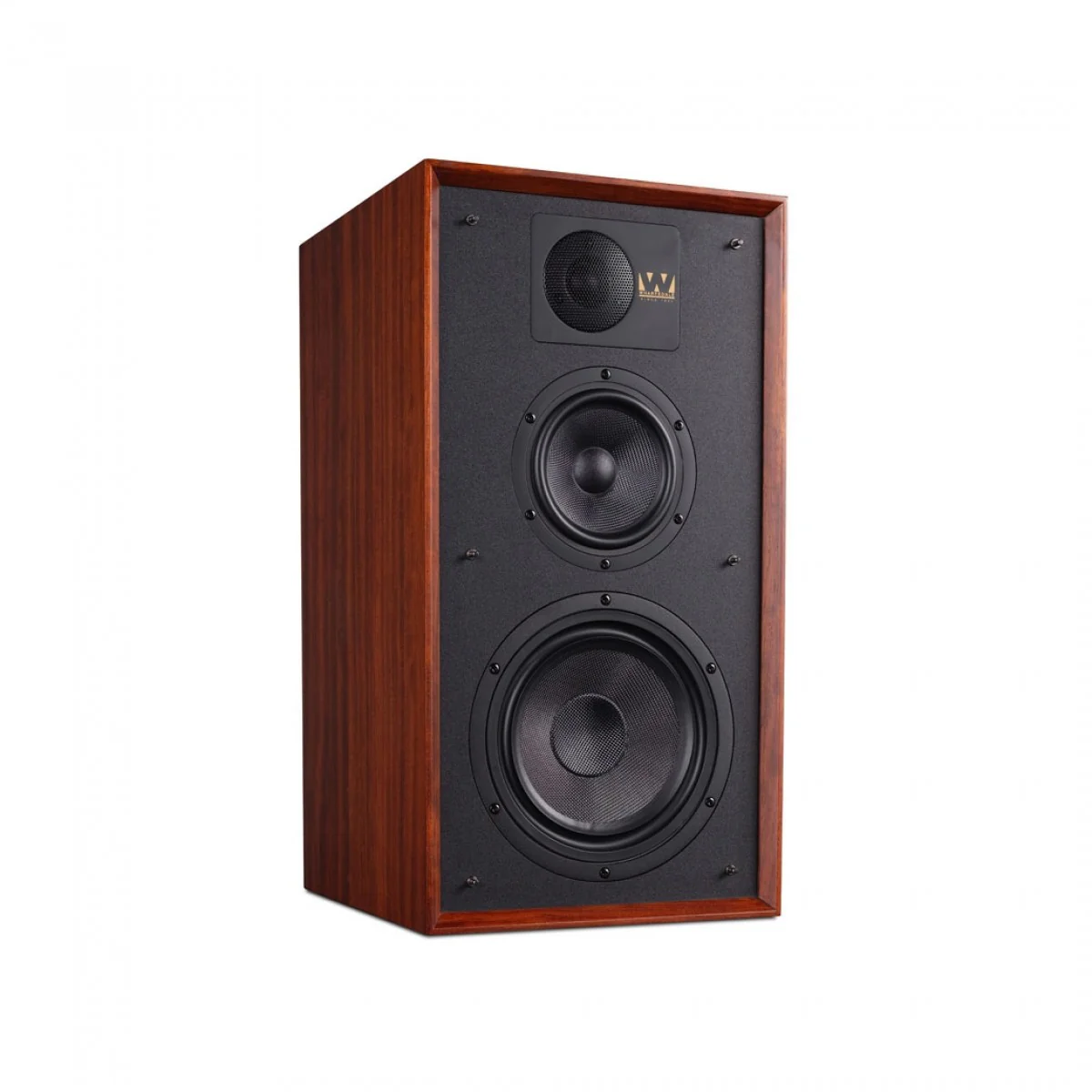 Wharfedale Linton Heritage Standmount Bookshelf Speakers Pair - Mahogany - Image 3