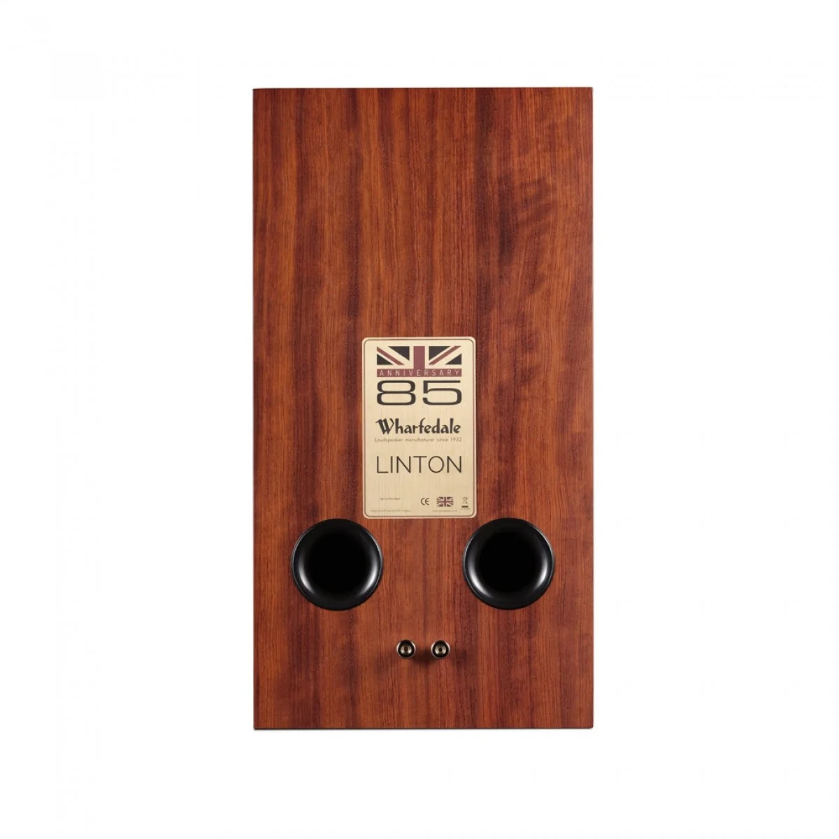 Wharfedale Linton Heritage Standmount Bookshelf Speakers Pair - Mahogany - Image 4