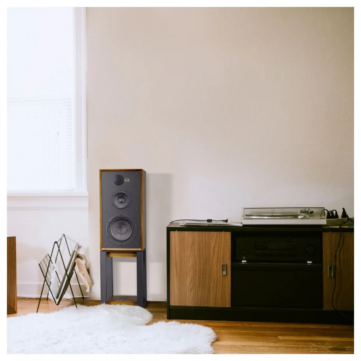 Wharfedale Linton Heritage Standmount Bookshelf Speakers Pair - Mahogany - Image 5