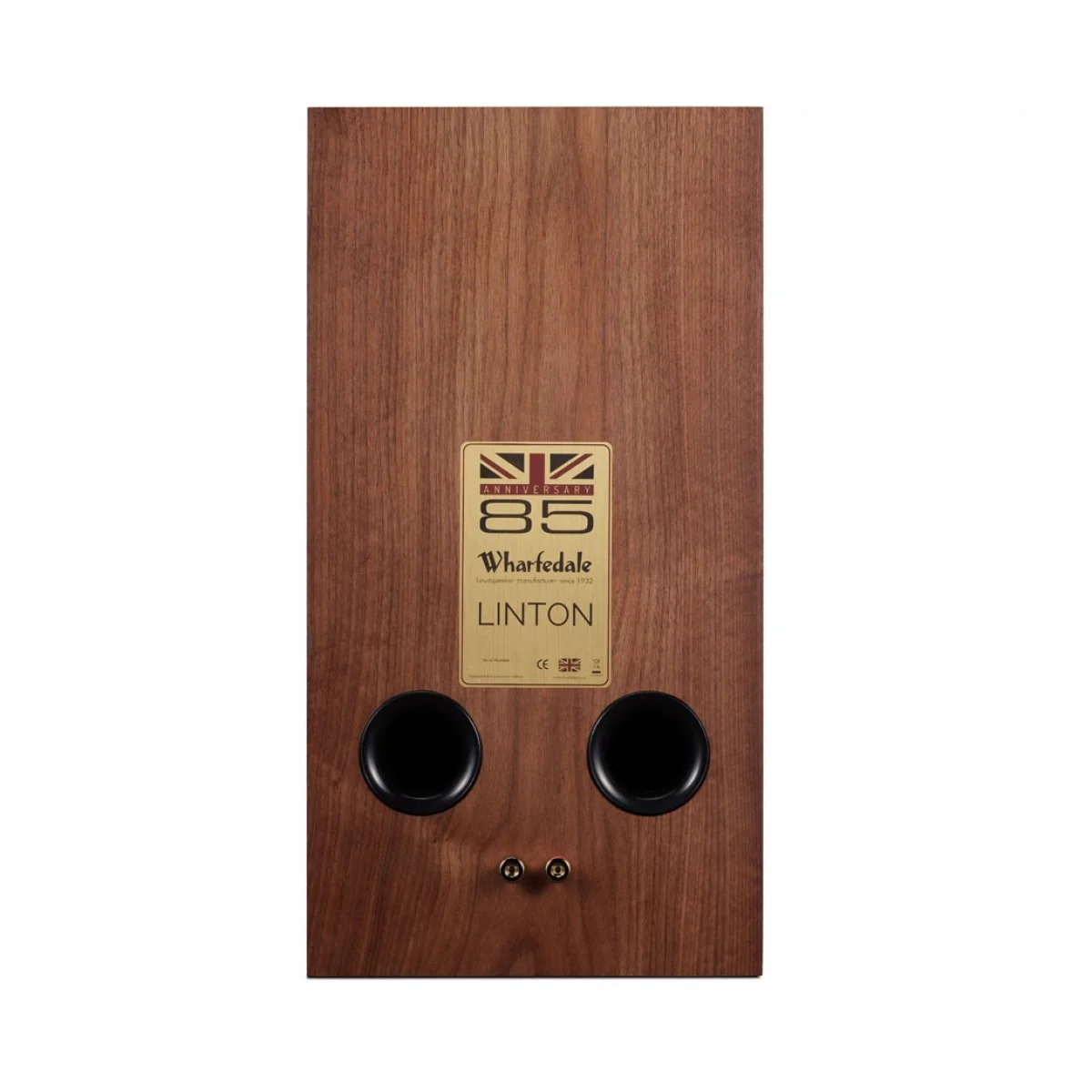 Wharfedale Linton Heritage Standmount Bookshelf Speakers Pair - Walnut - Image 2