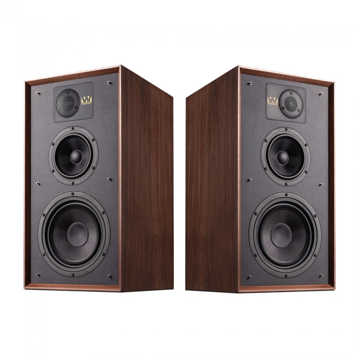 Wharfedale Linton Heritage Standmount Bookshelf Speakers Pair - Walnut - Image 5