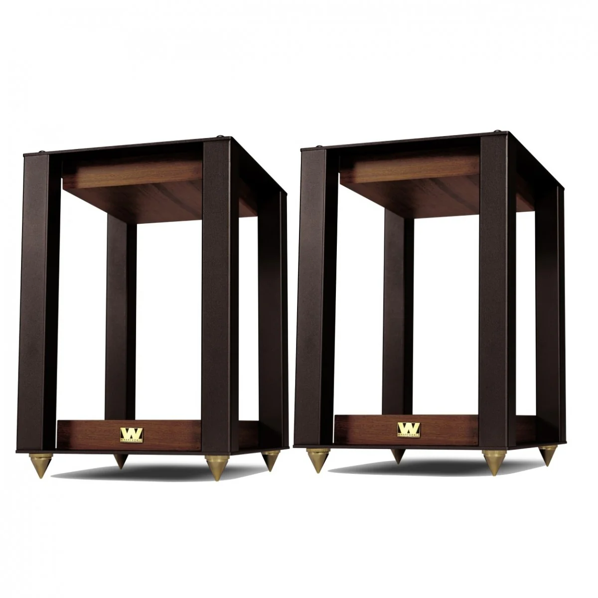 Wharfedale Linton Heritage Standmount Speakers with Matching Stands - Walnut - Image 4