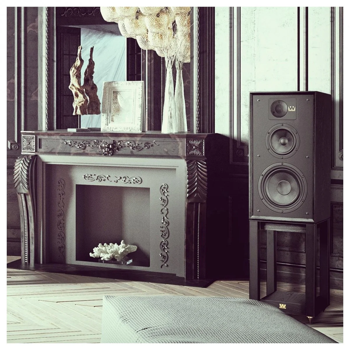 Wharfedale Linton Heritage Standmount Speakers with Matching Stands - Walnut - Image 9