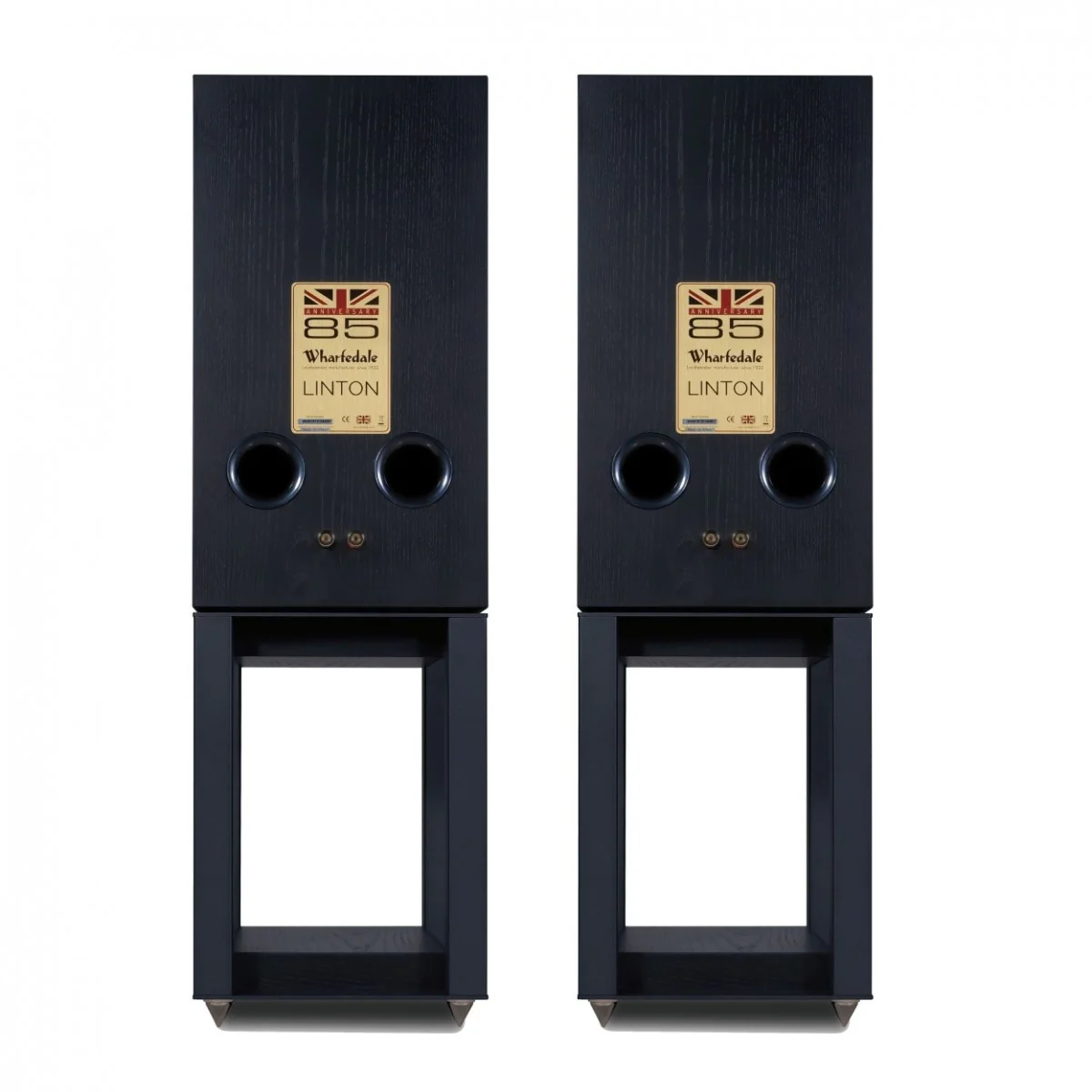 Wharfedale Linton Speaker Stands Pair for Linton and Super Linton Speakers - Black Oak - Image 4