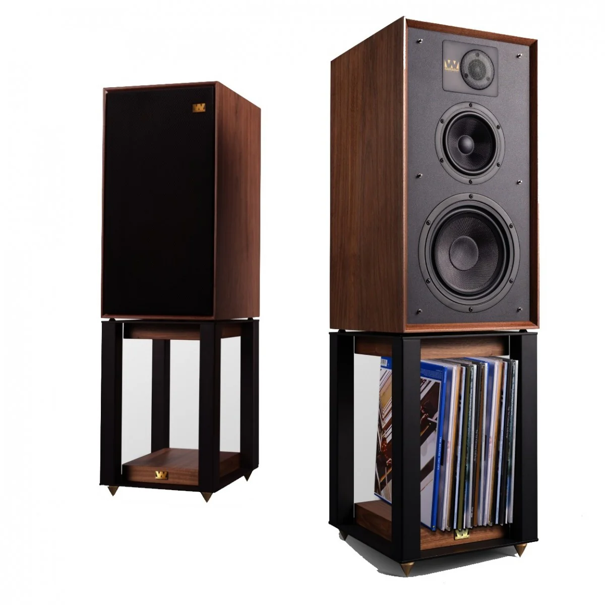 Wharfedale Linton Speaker Stands Pair for Linton and Super Linton Speakers - Walnut - Image 4