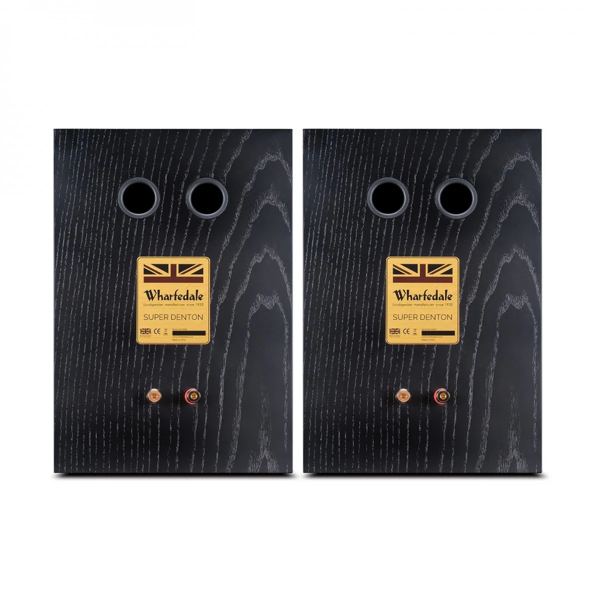 Wharfedale Super Denton Heritage Standmount Bookshelf Speakers Pair - Black Oak - Image 4