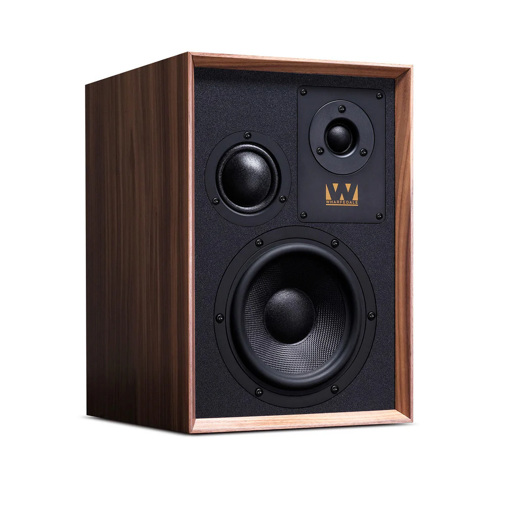 Wharfedale Super Denton Heritage Standmount Bookshelf Speakers Pair - Walnut - Image 3