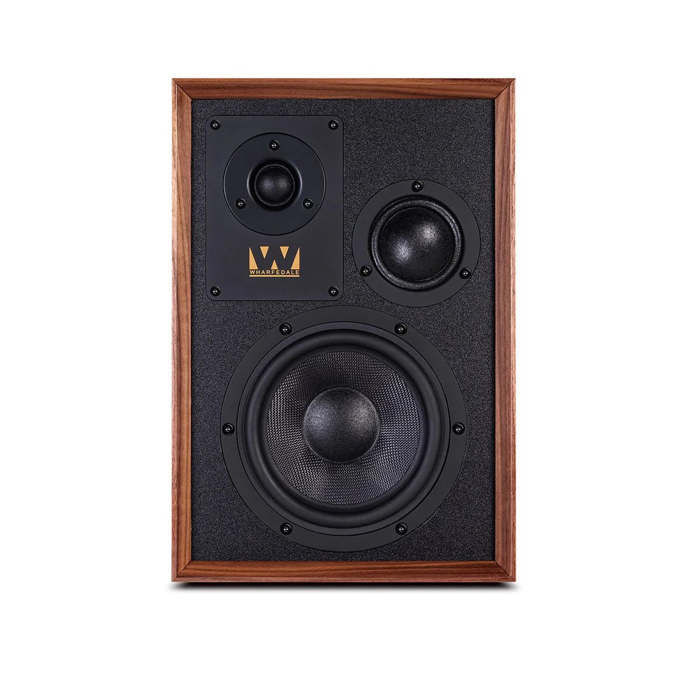 Wharfedale Super Denton Heritage Standmount Bookshelf Speakers Pair - Walnut - Image 4