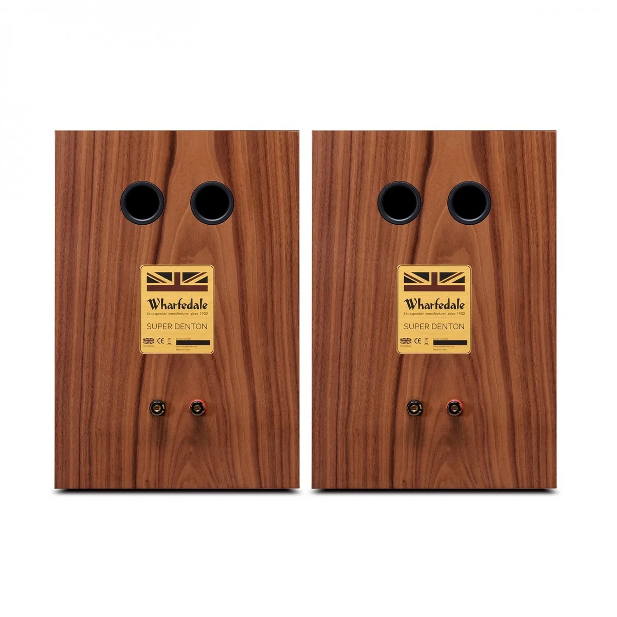 Wharfedale Super Denton Heritage Standmount Bookshelf Speakers Pair - Walnut - Image 6