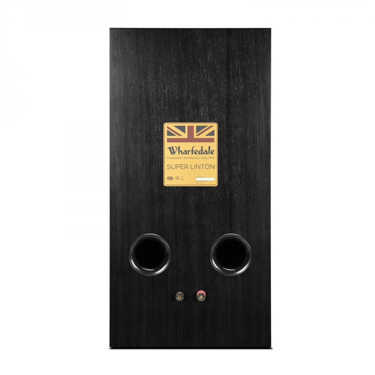 Wharfedale Super Linton Heritage Standmount Bookshelf Speakers Pair - Black Oak - Image 4