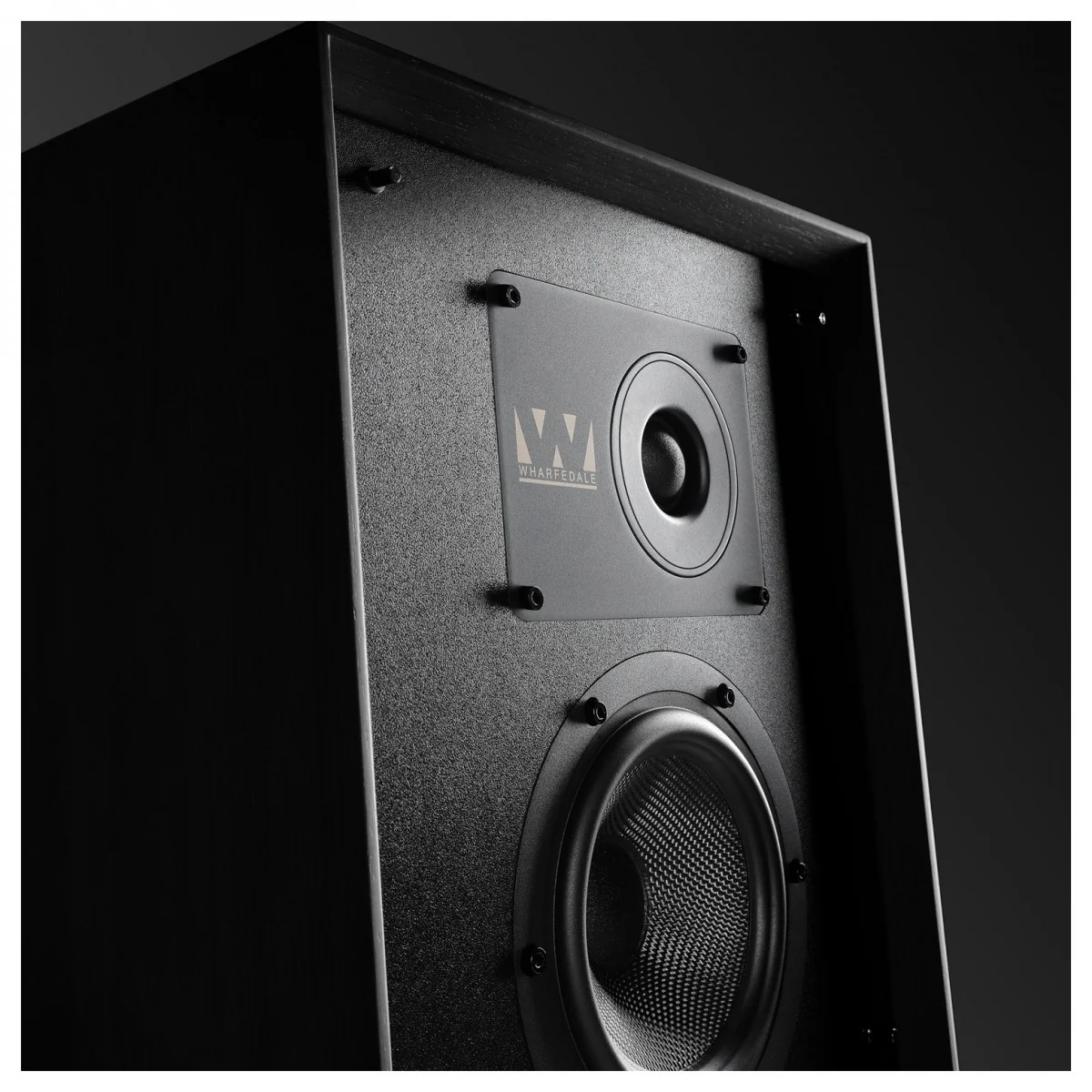 Wharfedale Super Linton Heritage Standmount Bookshelf Speakers Pair - Black Oak - Image 9