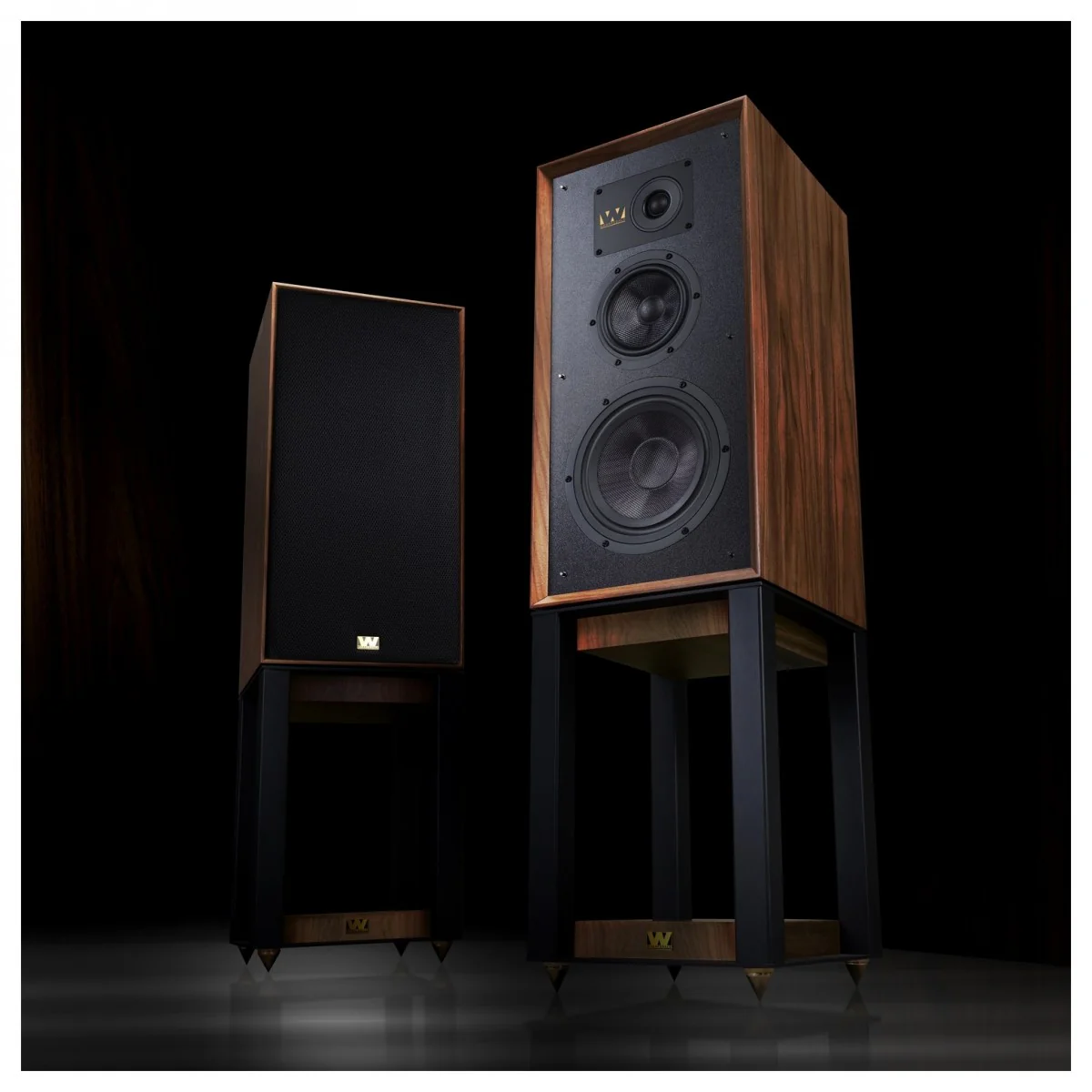 Wharfedale Super Linton Heritage Standmount Bookshelf Speakers Pair - Mahogany - Image 13