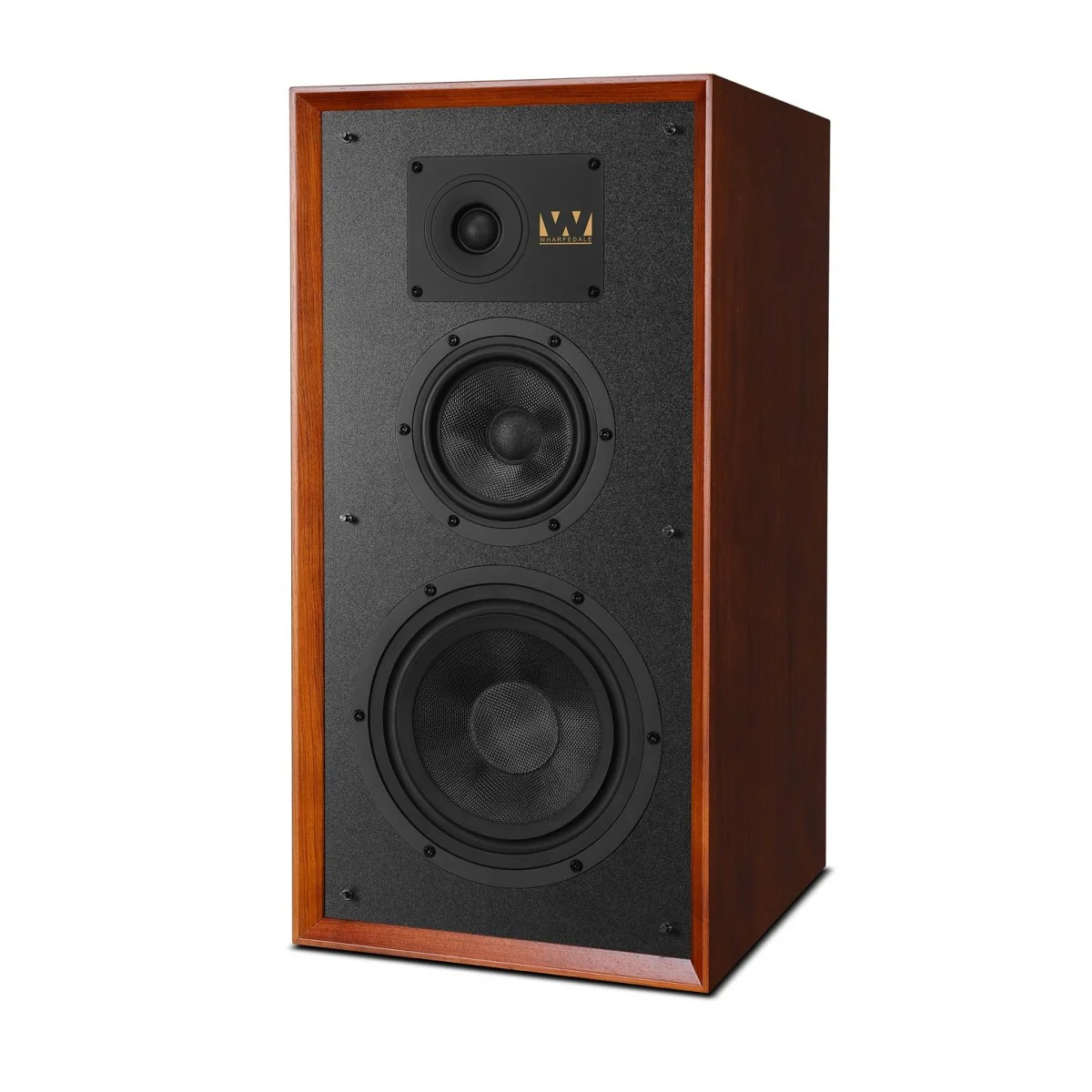 Wharfedale Super Linton Heritage Standmount Bookshelf Speakers Pair - Mahogany - Image 2