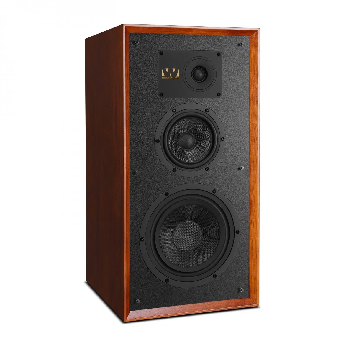 Wharfedale Super Linton Heritage Standmount Bookshelf Speakers Pair - Mahogany - Image 5