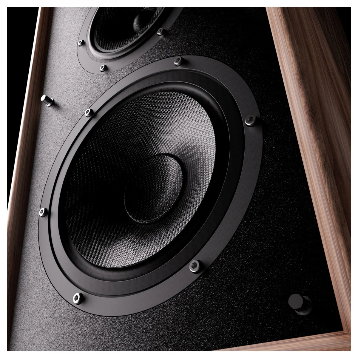 Wharfedale Super Linton Heritage Standmount Bookshelf Speakers Pair - Walnut - Image 7