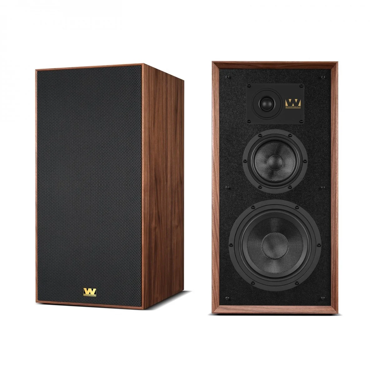 Wharfedale Super Linton Heritage Standmount Speakers with Matching Stands - Walnut - Image 4