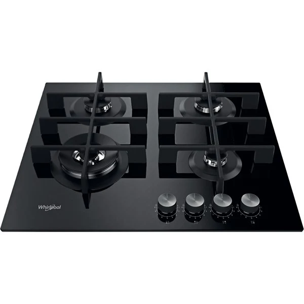 Whirlpool W Collection GOWL 628 NB Gas Hob 4 Burners 60cm Black - Image 2