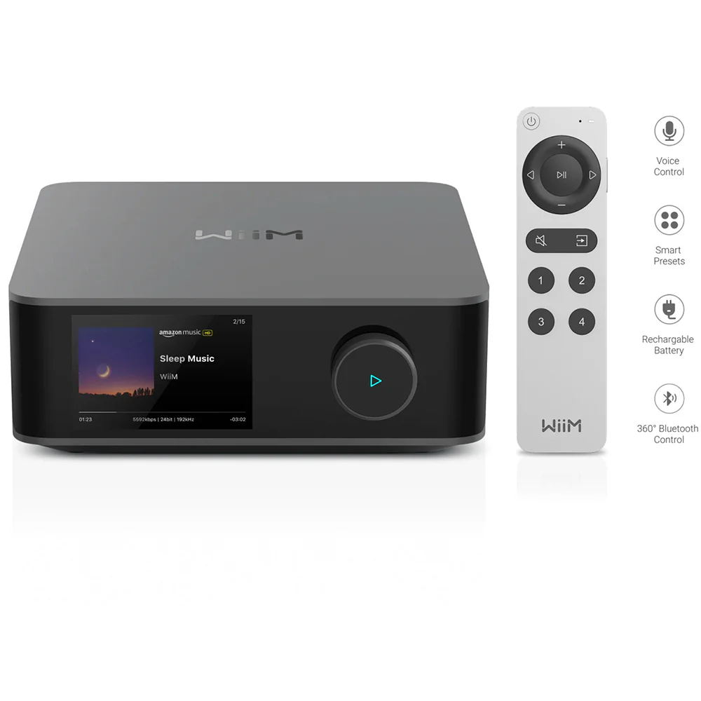 WiiM AMP ULTRA 100W High-Performance Streaming Amplifier Space Grey - Image 3
