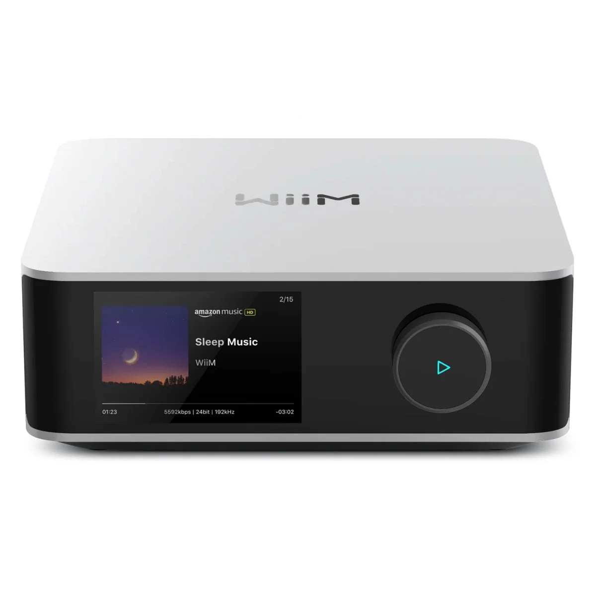 WiiM Amp Ultra Streaming Amplifier Silver with Monitor Audio Bronze 50 7G Bookshelf Speakers White Pair - Image 2