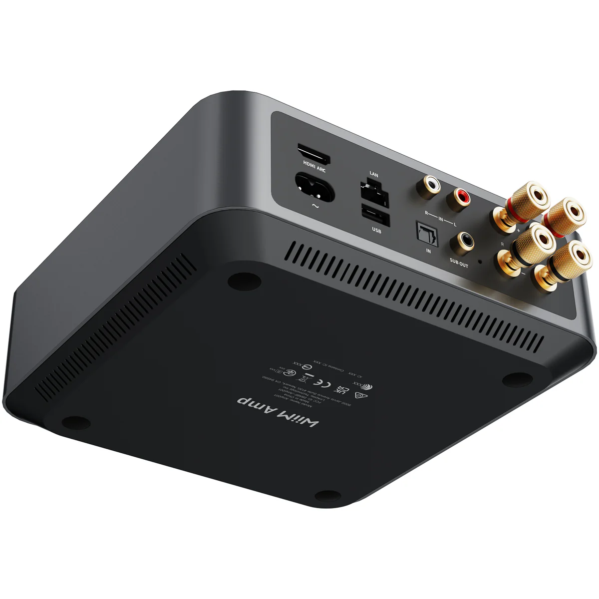 WiiM Amp Network Stereo Amplifier Space Grey - Image 3