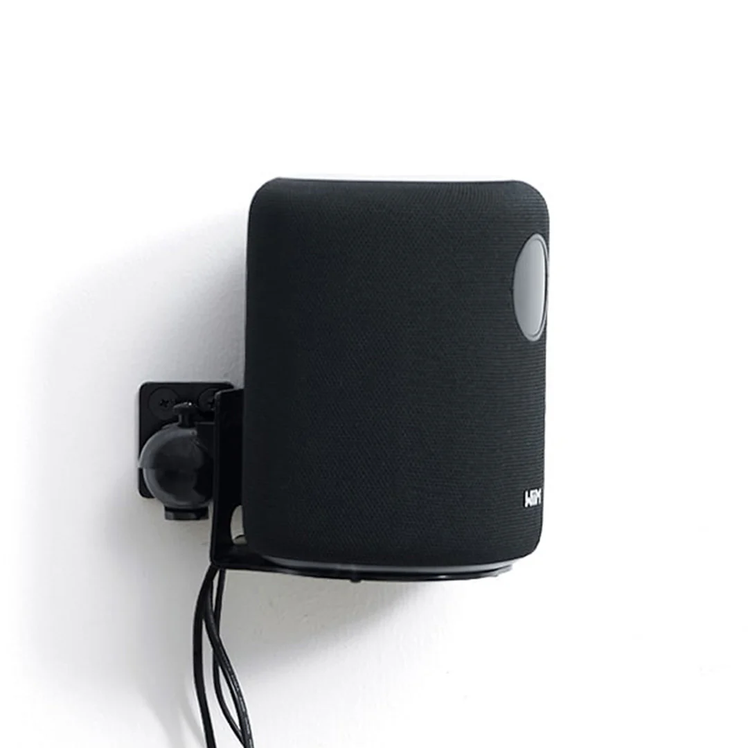 WiiM Premium NorStone Wall mount for WiiM Sound Speaker (Single) - Black - Image 3