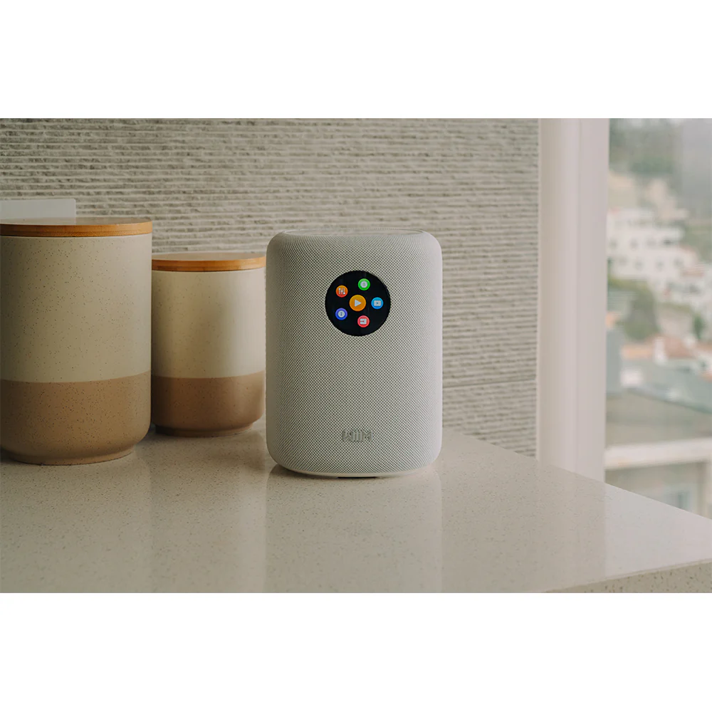 WiiM SOUND Wireless Multiroom Smart Speaker with Display - White - Image 2