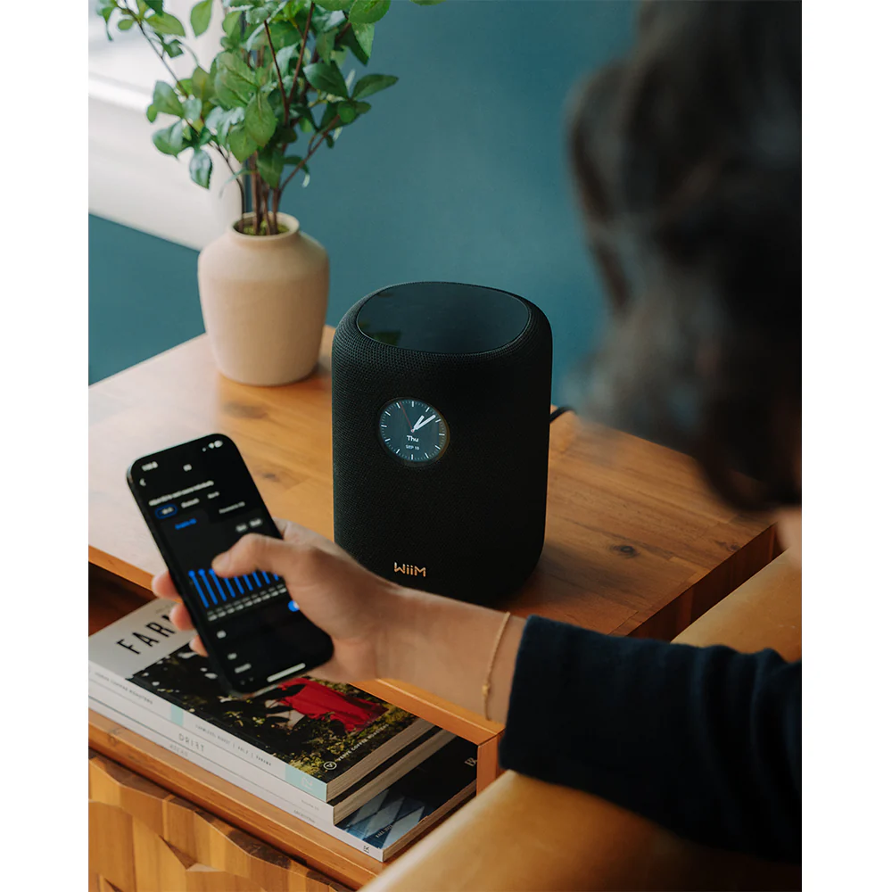 WiiM SOUND Wireless Multiroom Smart Speaker PAIR with Display - Black - Image 7