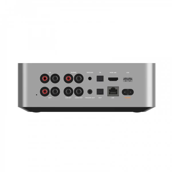 WiiM Vibelink Amp High-Performance Stereo Amplifier with ULTRA Music Streamer Silver - Image 3