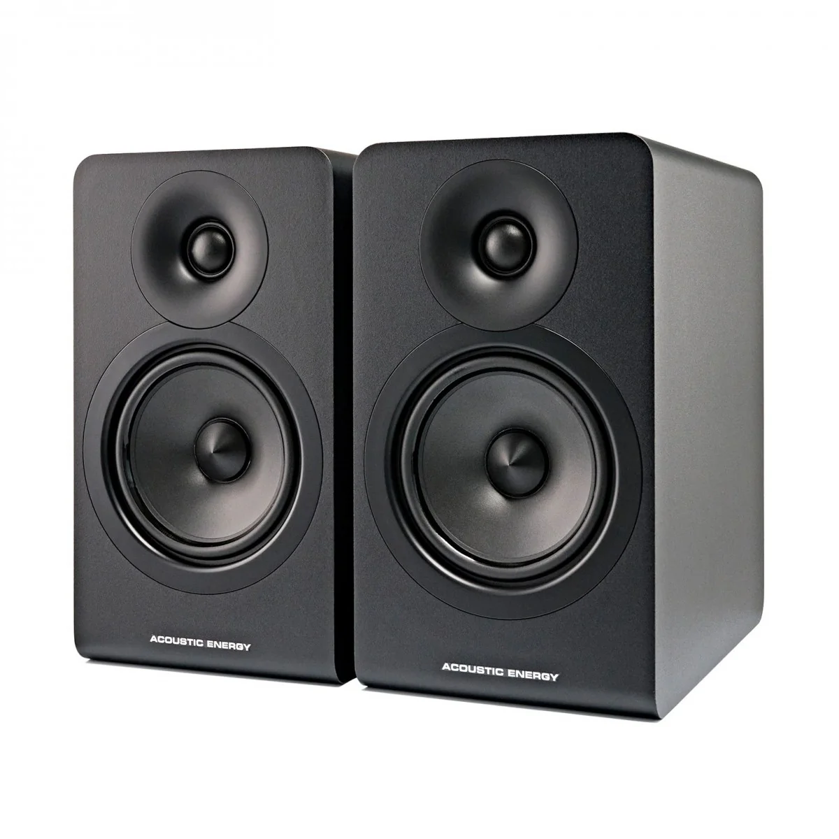 Yamaha AS501 Integrated Stereo Amplifier with Acoustic Energy AE100 MK2 Bookshelf Speakers Pair Black HiFi Package - Image 6