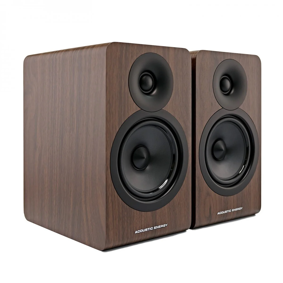 Yamaha AS501 Integrated Stereo Amplifier with Acoustic Energy AE100 MK2 Bookshelf Speakers Pair Walnut HiFi Package - Image 7