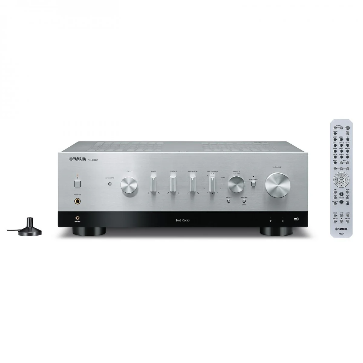 Yamaha R-N800A Network Receiver with Phono and Built In DAC Silver - Image 2