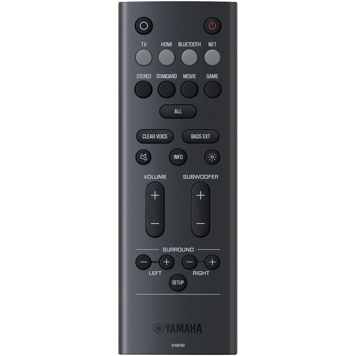 Yamaha SR-X50A True X Dolby Atmos Soundbar and Wireless Subwoofer Carbon Grey - Image 5